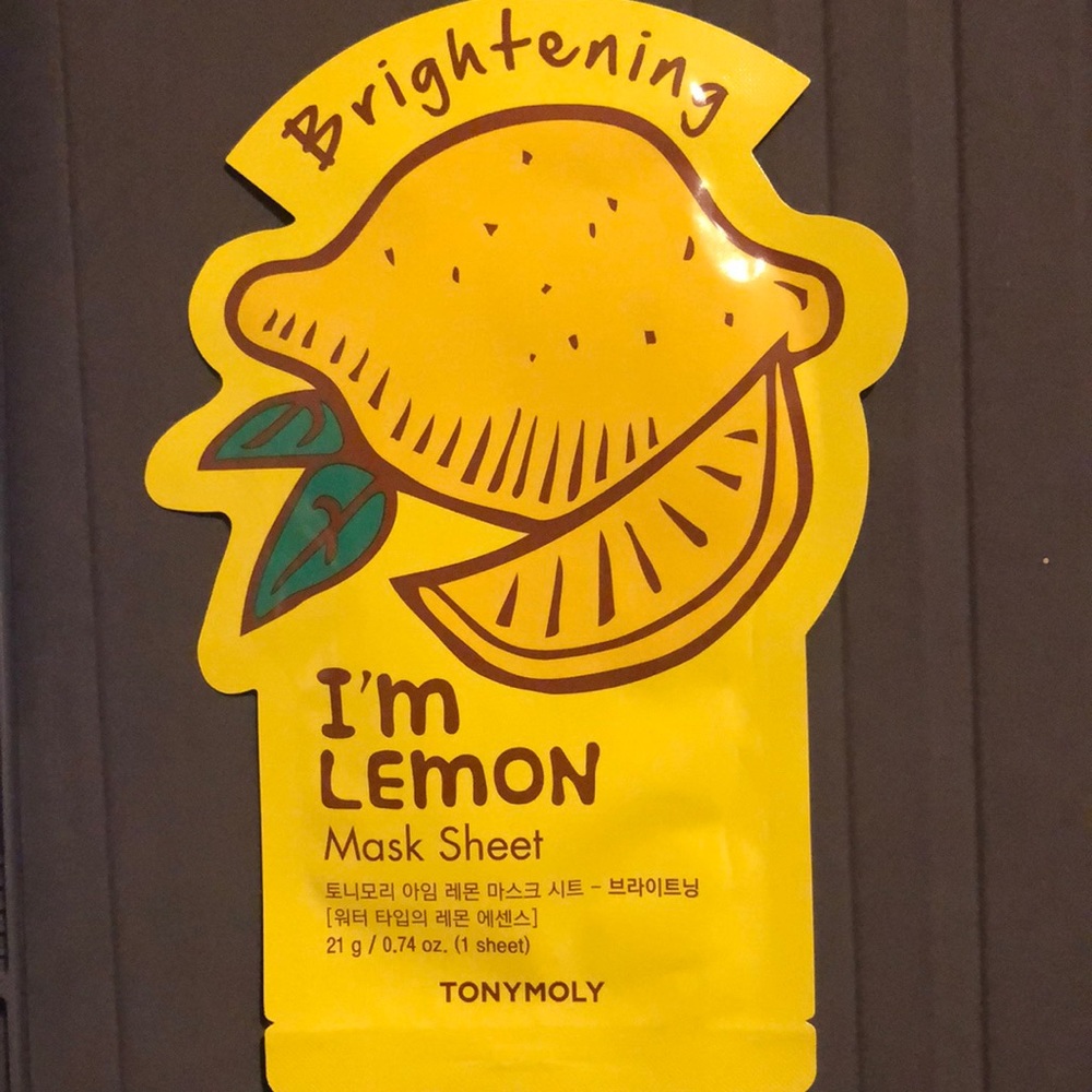 🍋4/$15 TonyMoly I’m Lemon Brightening Sheet Mask